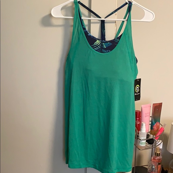 Workout Tank & built in Sports Bra - Picture 1 of 2